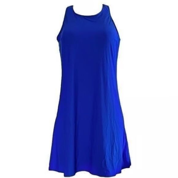 Lands' End Royal Blue dresskini built-in bra size 2 - Picture 1 of 8